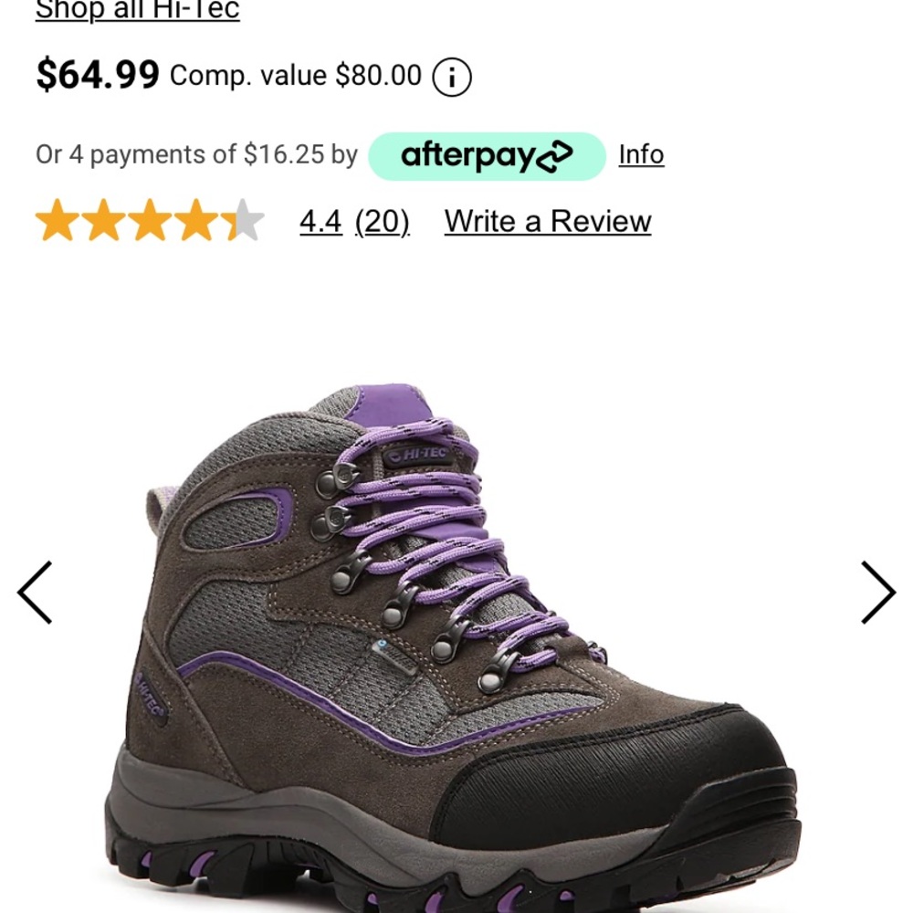 Hi-Tec hiking waterproof boats